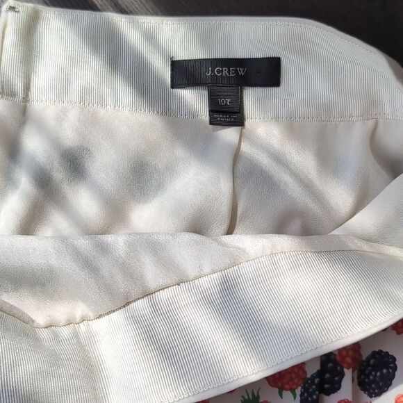 Jcrew Berry Pleated Skirt Size Tall 10 - Picture 9 of 16
